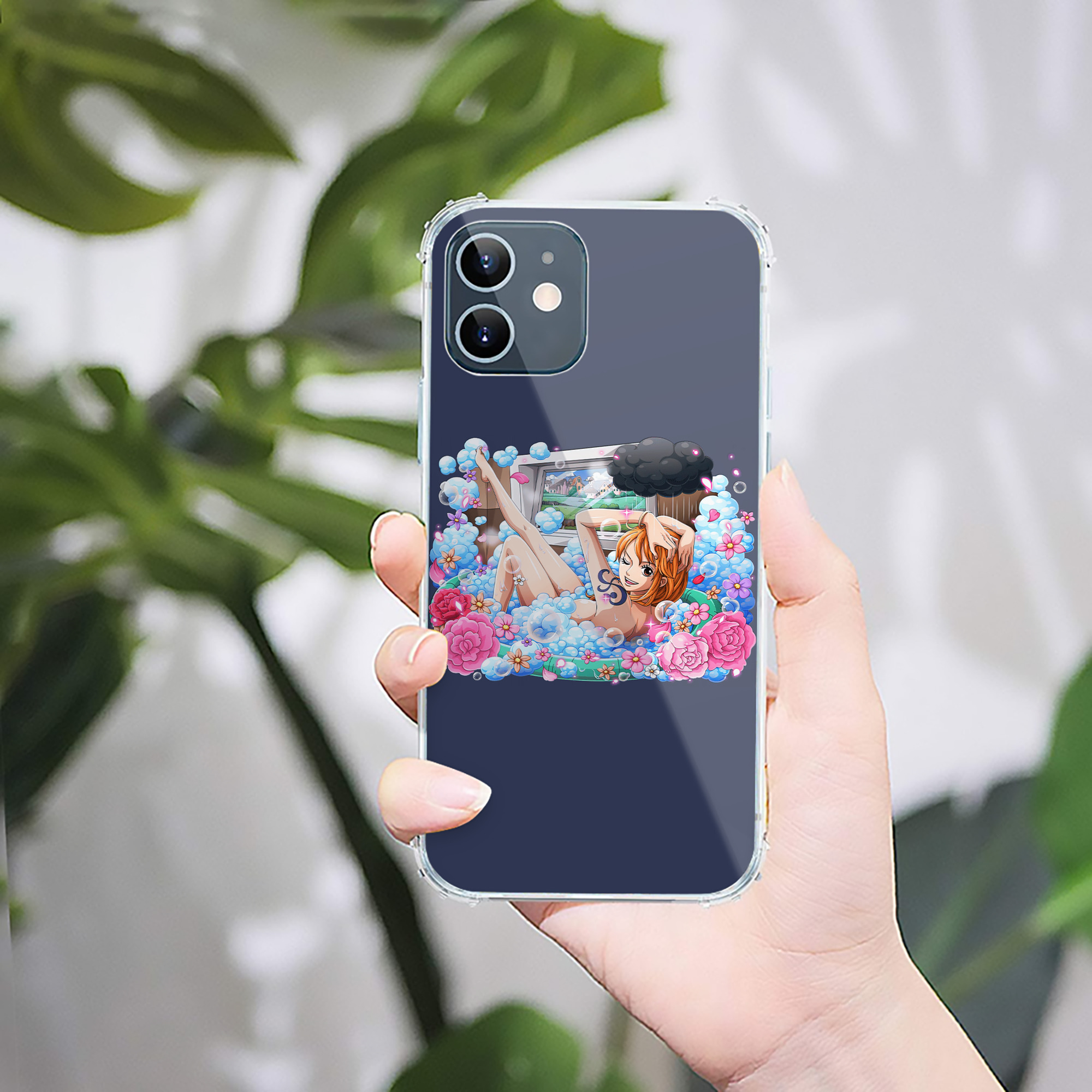 （画像用） ワンピース ナミ ONE PIECE Nami 【iPhone 12シリーズ対応】透明スマホケース（クリアソフトケース）